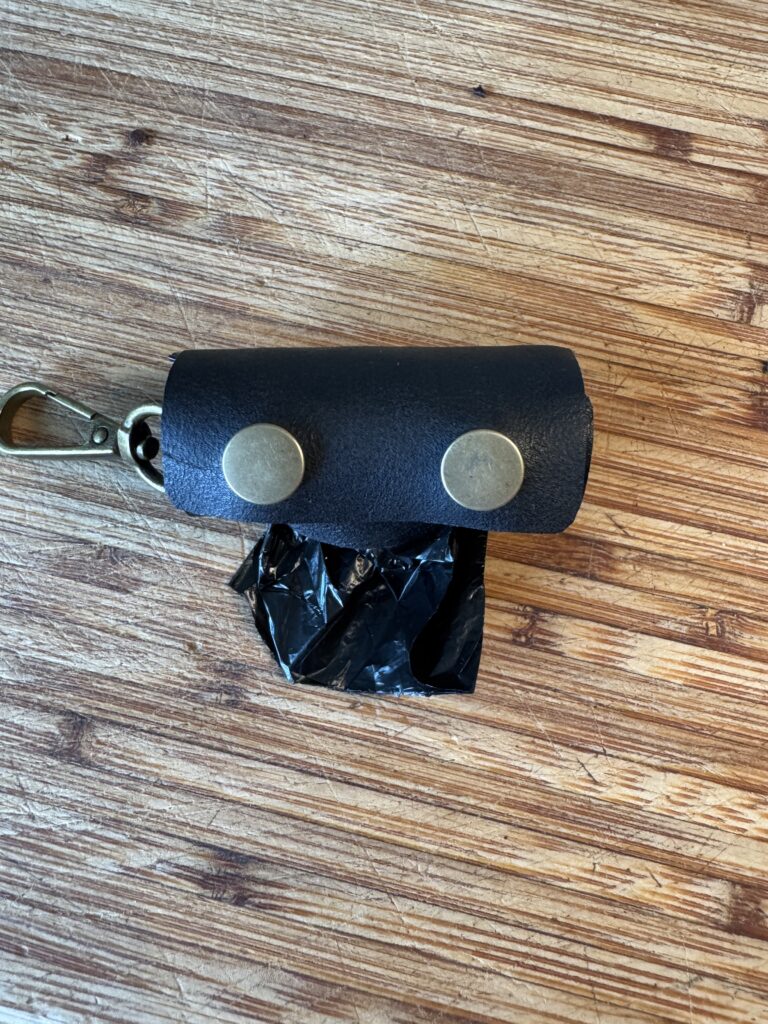 Leather - Dog Poop Bag Holder
