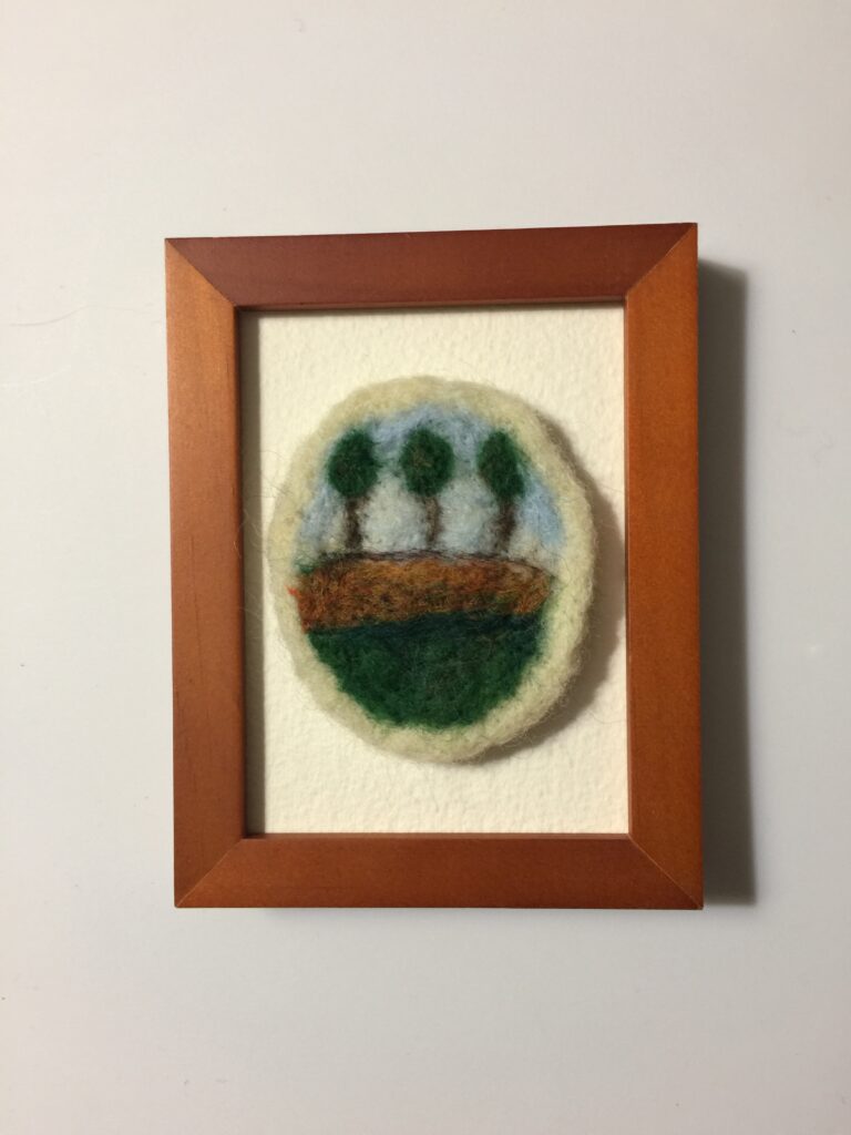 Felt - Needle Felted Trees