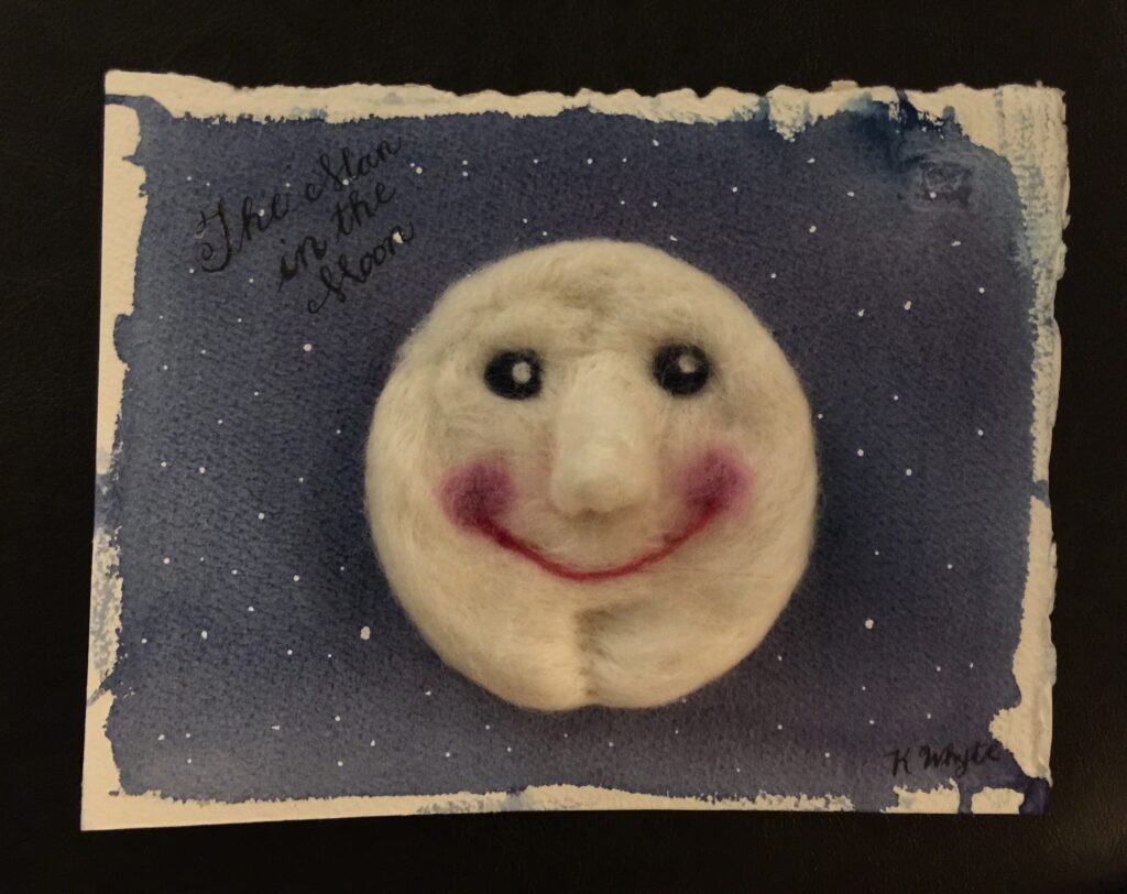 NF Exchange - Mixed Media Man in the Moon
