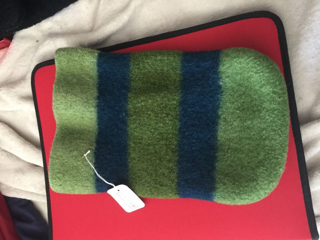 Knitted Fulled Felt Bag