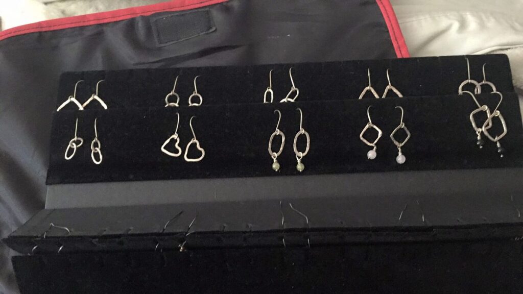 Earrings - Fused Silver